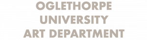 Oglethorpe Art Department logo banner