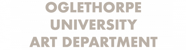 Oglethorpe Art Department logo banner