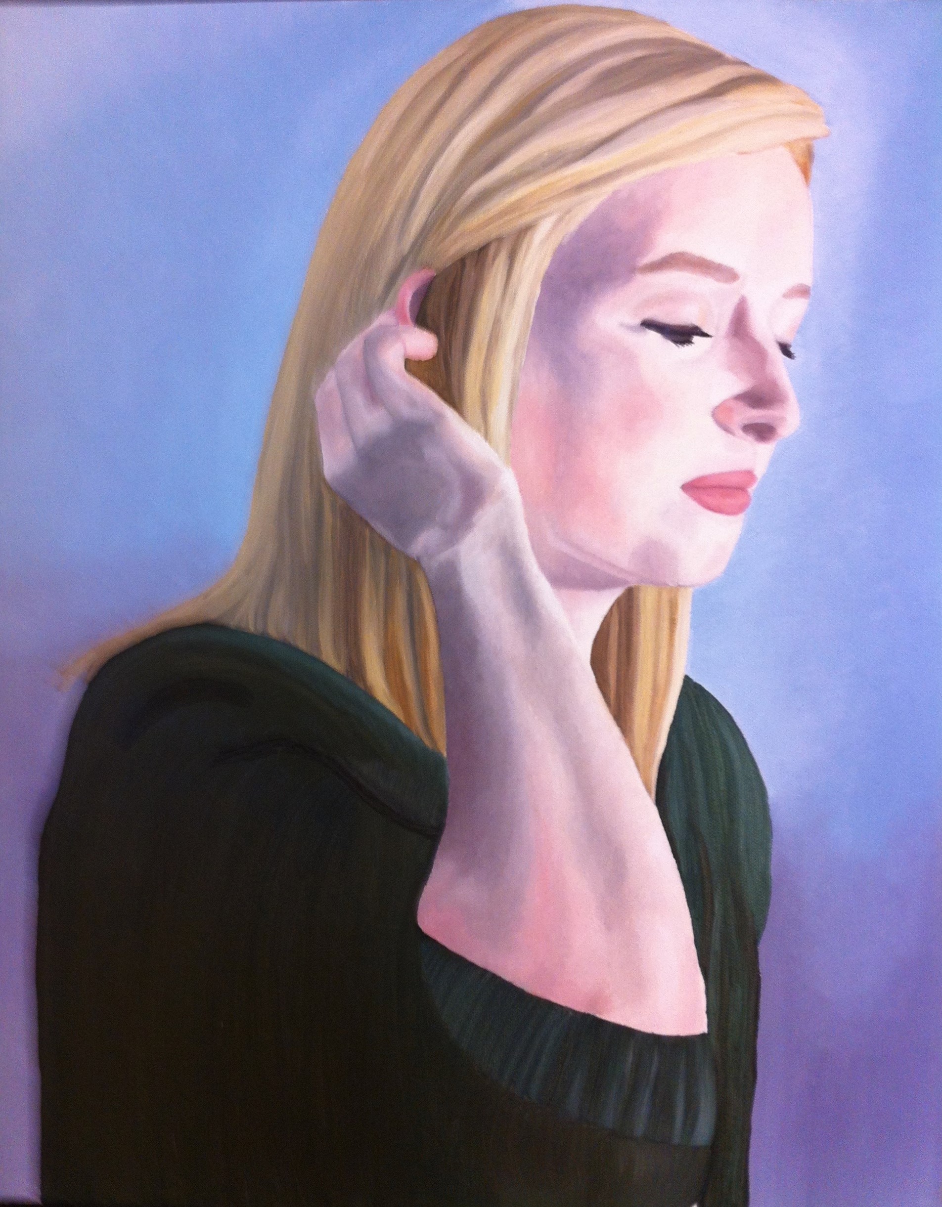 Holly Bostick portrait painting
