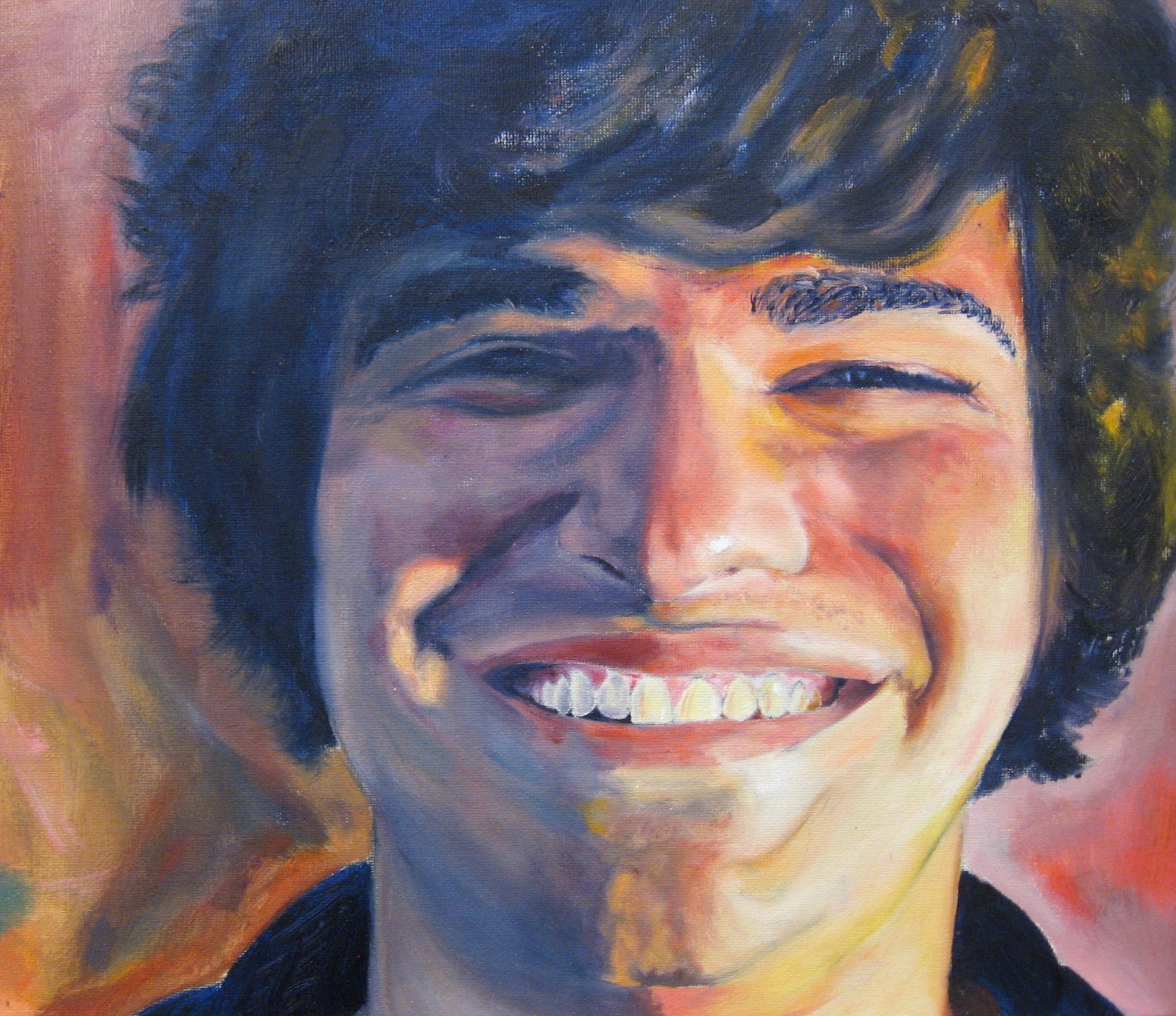 Zach portrait painting